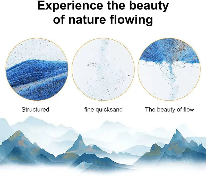 RGB LED Sandscape Table Lamp with Moving Sand Art