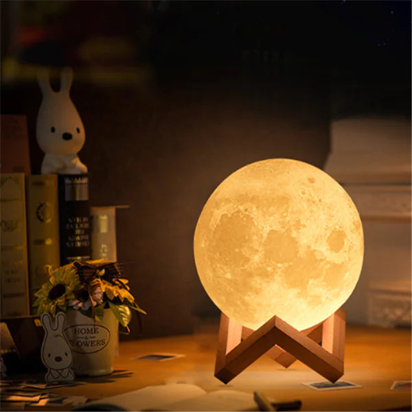 3D Touch Control Moon Lamp Night Light