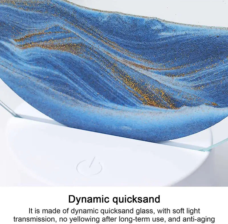 RGB LED Sandscape Table Lamp with Moving Sand Art