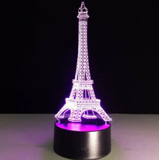 3D Visual LED Night Light - Touch & Remote Control Eagle