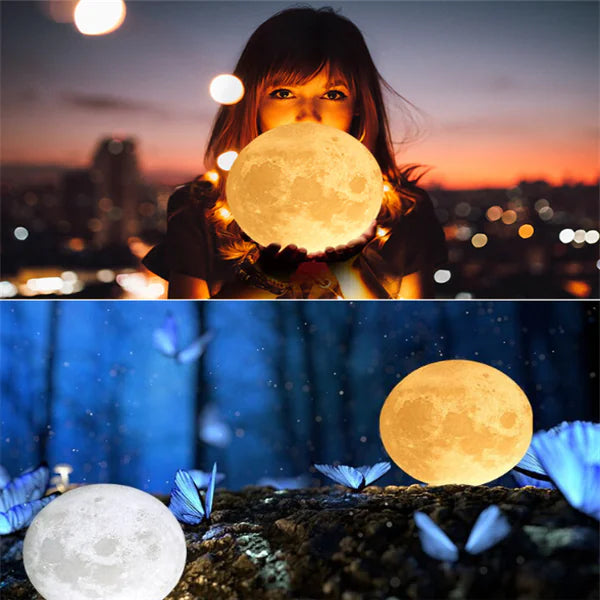 3D Touch Control Moon Lamp Night Light