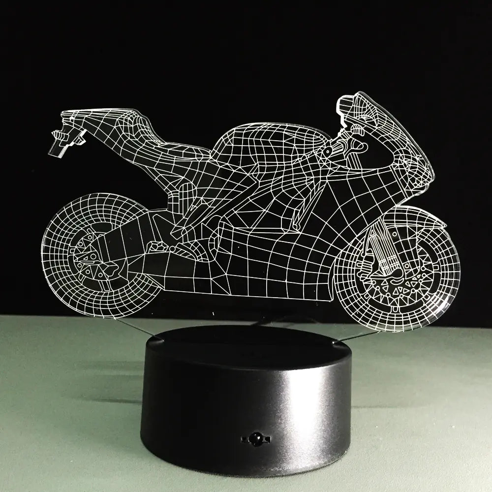 3D Visual LED Night Light - Touch & Remote Control Eagle